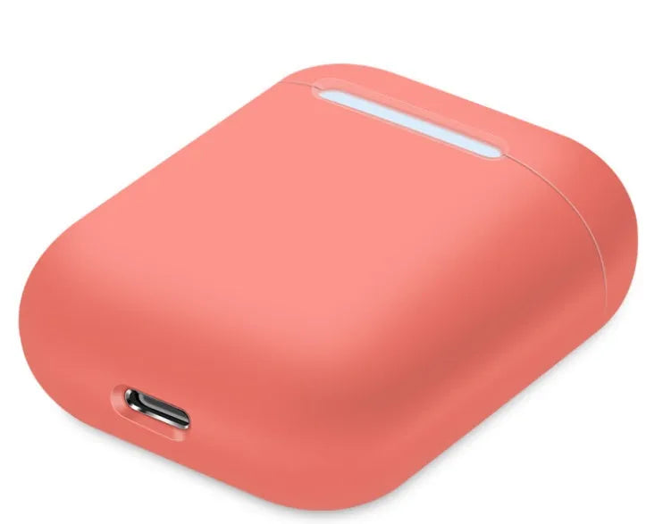 Silicone protective case for Apple AirPods charging box in split design with multiple colour options