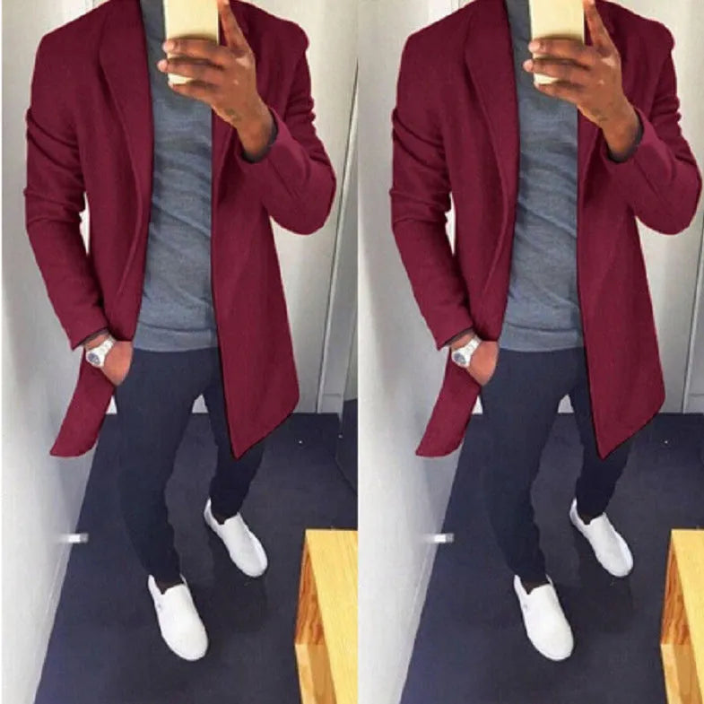 Men's windbreaker jacket t-shirt in woolen cloth available in Black, Grey, Wine Red, Yellow, sizes M to 3XL