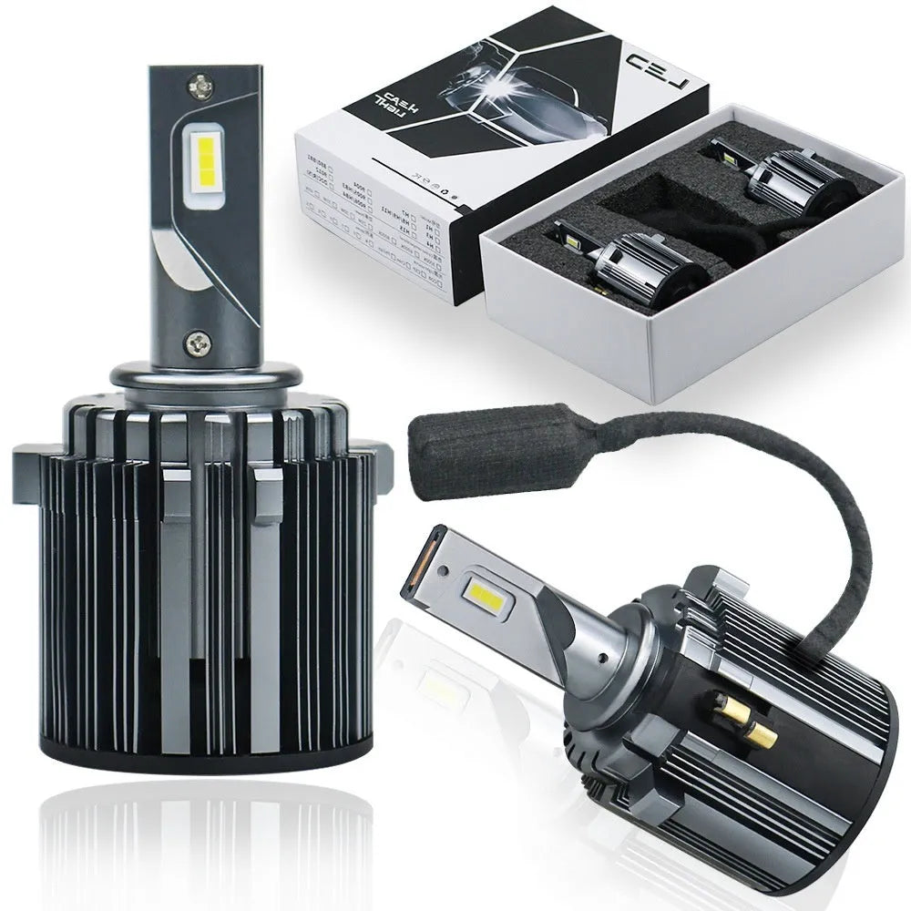 Volkswagen Golf 7 compatible LED low beam headlight bulb with aviation aluminium housing.