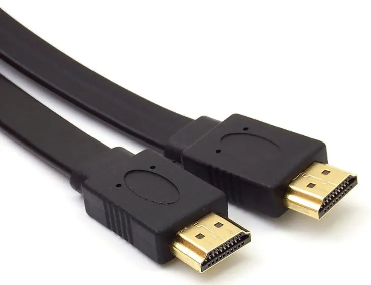 Flat HDMI cable version 1.4 with copper wire for 1080P HD video in multiple length options