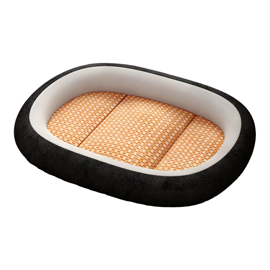 Detachable pet dog bed with removable cover in assorted colours and sizes