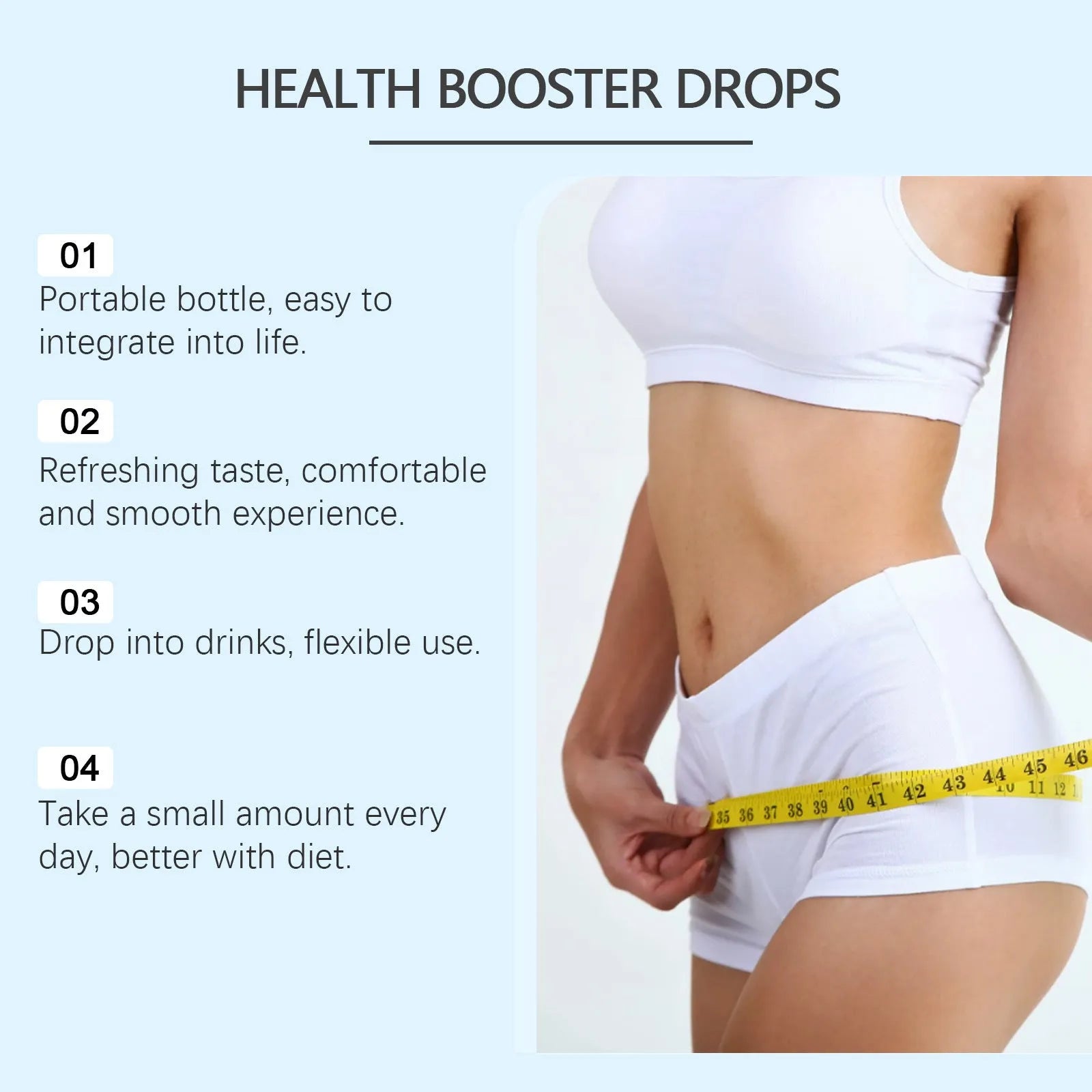 Body Care Drops Daily Mild 59ml herbal liquid supplement bottle with dropper