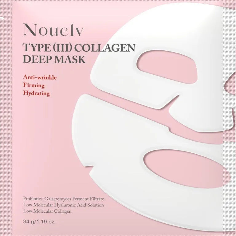 Collagen layered patch mask 4-piece skincare set box