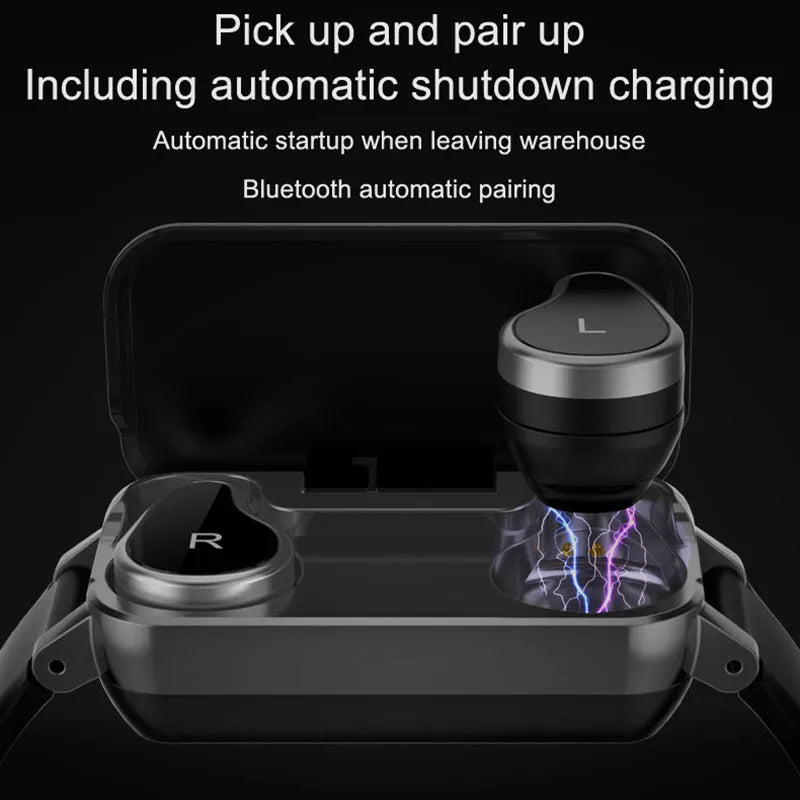 Call Bracelet smart wearable in black, blue, or coffee colour with heart rate monitor display