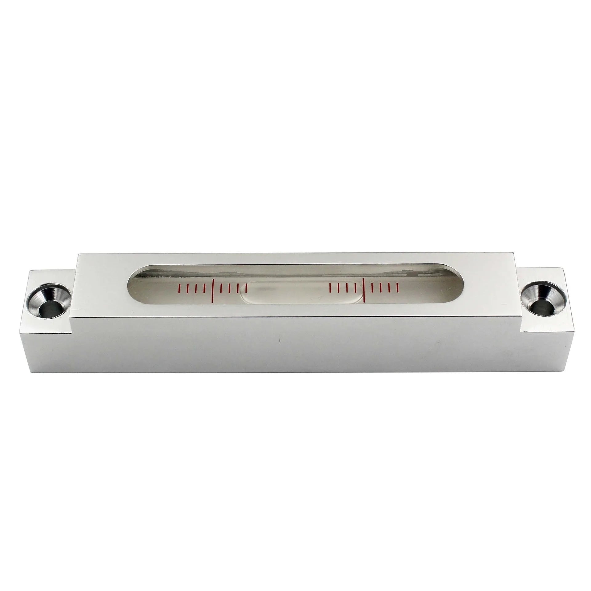 Metal and glass mini strip spirit level for machine tool decoration with measurement vial