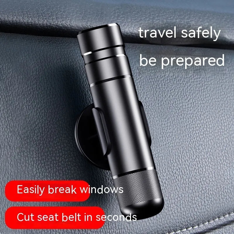 Aluminium alloy car safety hammer with medium 20x88mm dimensions and sand blasting oxidation finish