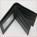 Genuine pearl fishskin cowhide leather wallet in a short horizontal square shape.