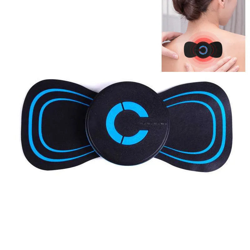 Black HQ-185 portable electric shoulder and neck massager with compact 15cm design