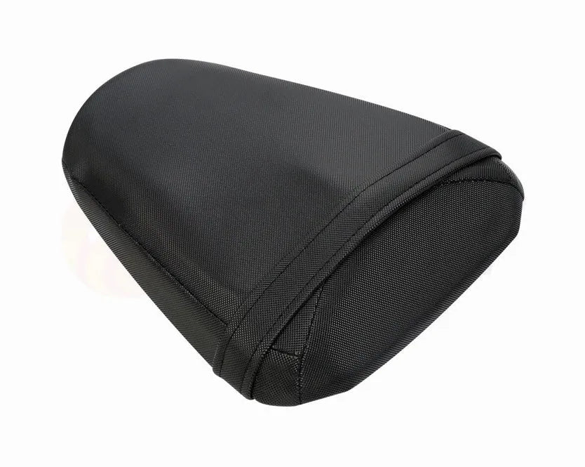 Waterproof PU leather seat cover for Suzuki GSXR1000 motorcycle, shown on seat.