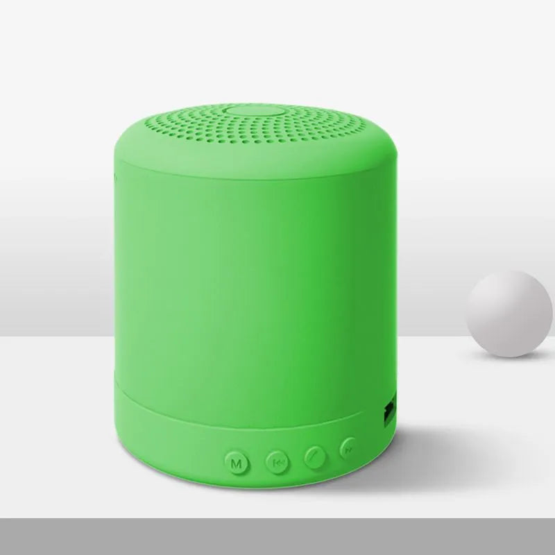 A11 compact wireless Bluetooth speaker in black, pink, blue or green with multiple connectivity options