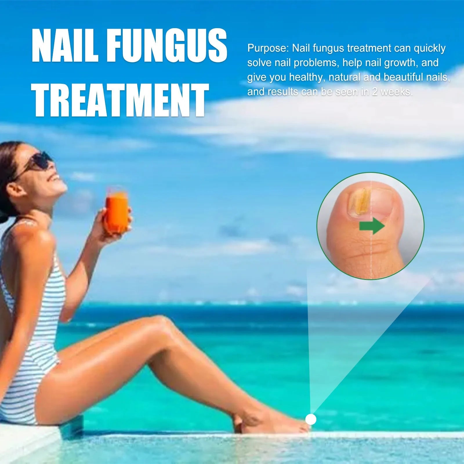 30ml bottle of tea tree oil nail care repair fluid for thick soft nails