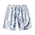 Men's camouflage pattern athletic shorts in corduroy fabric with micro elasticity
