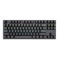 Crack K550 wired mechanical keyboard with 87 green axis keys and USB cable