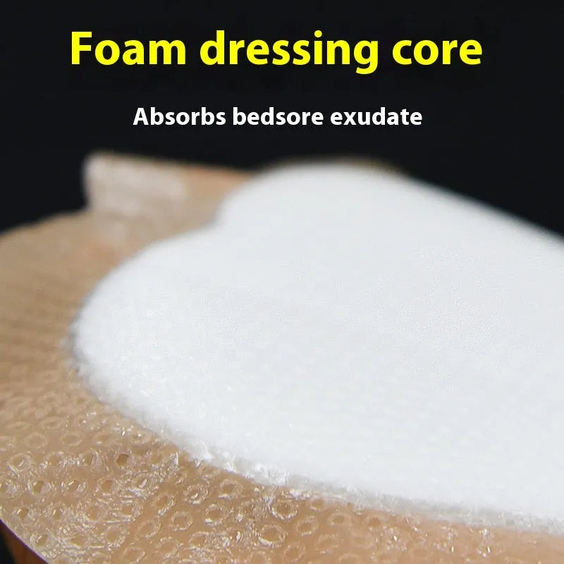 Large skin colour silicone gel foam medical dressing sticker for bedsore prevention
