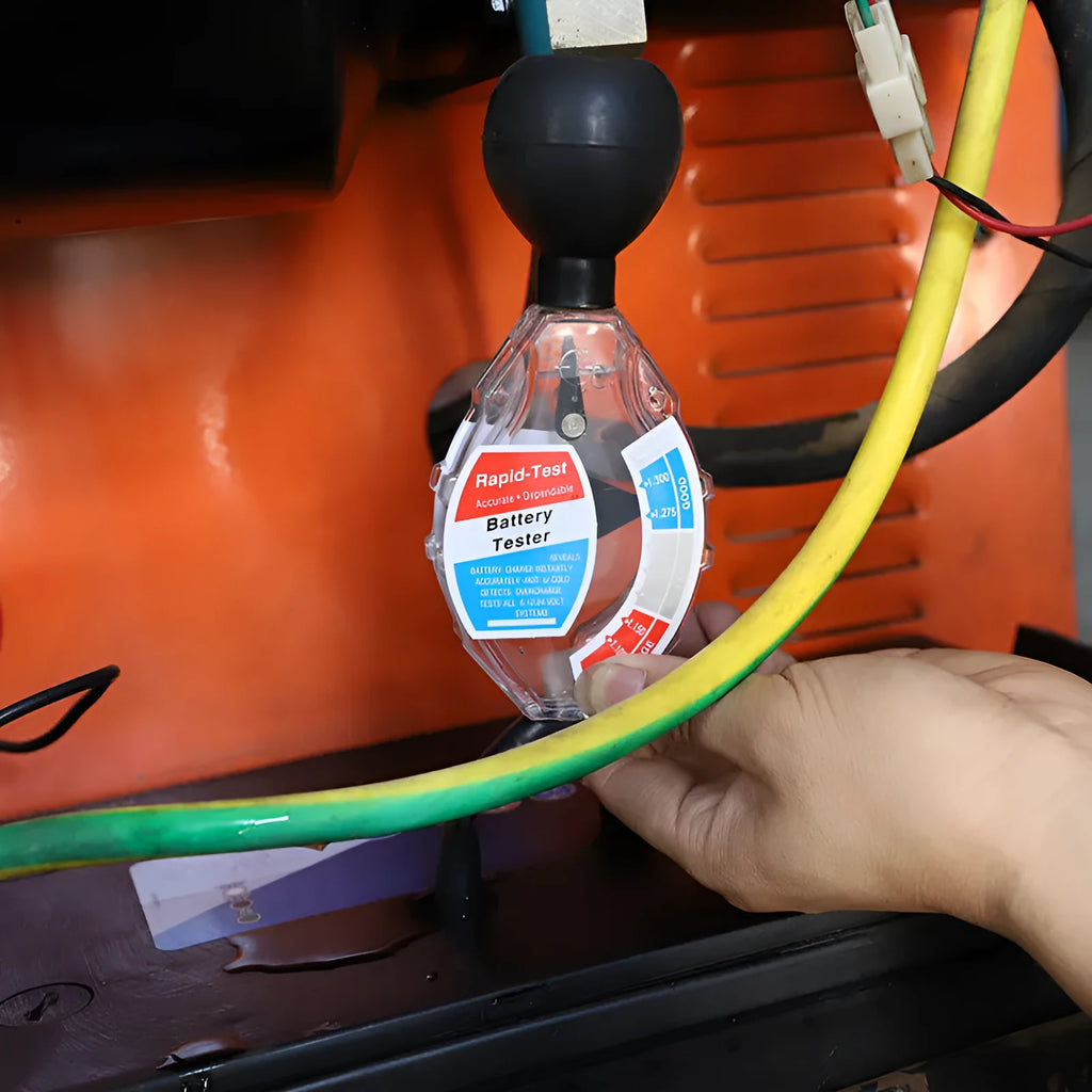 Suction electrolyte hydrometer battery testing tool with ABS construction and measurement scale