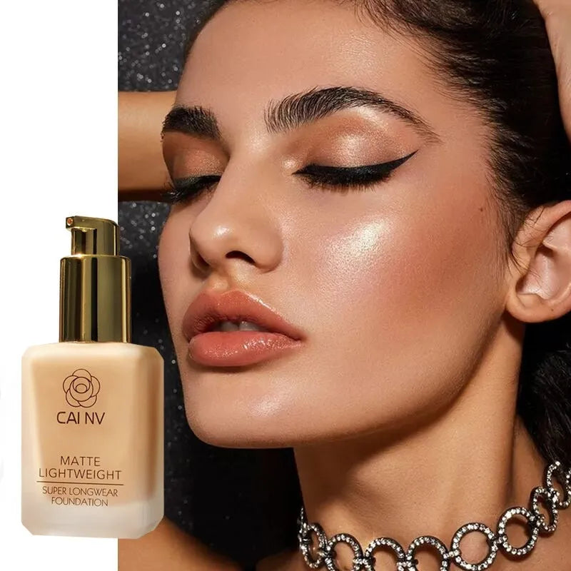 W03 Wheat Colour liquid foundation cream for mixed skin types with discolouration resistance