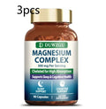 Bottle of Zinc Magnesium Complex Capsules 90 capsules on white background, supplement label visible