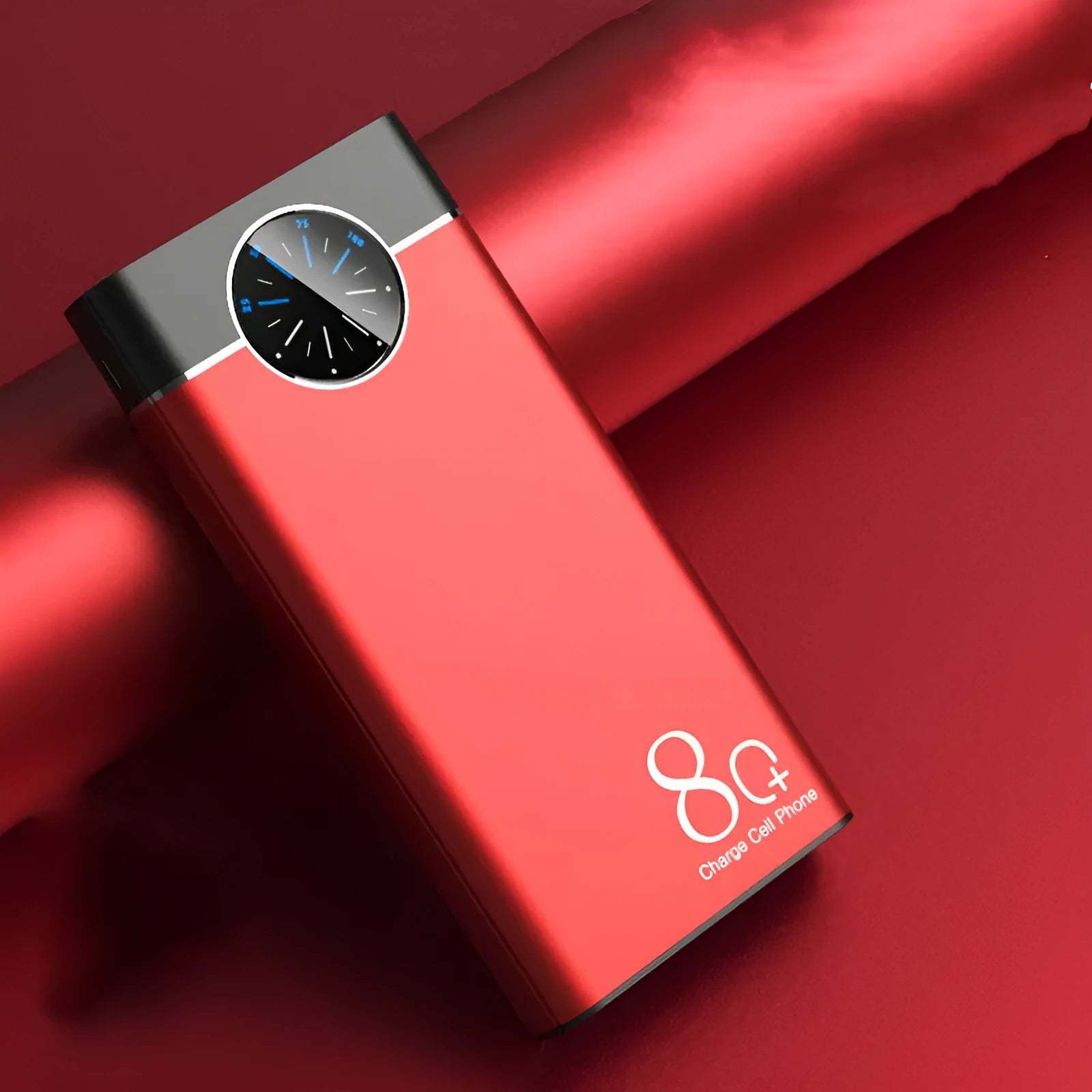 20000mAh fast charging power bank in alloy shell with LED flashlight