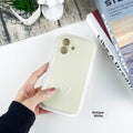 Solid colour liquid silicone phone case for Apple iPhone with anti-drop protection