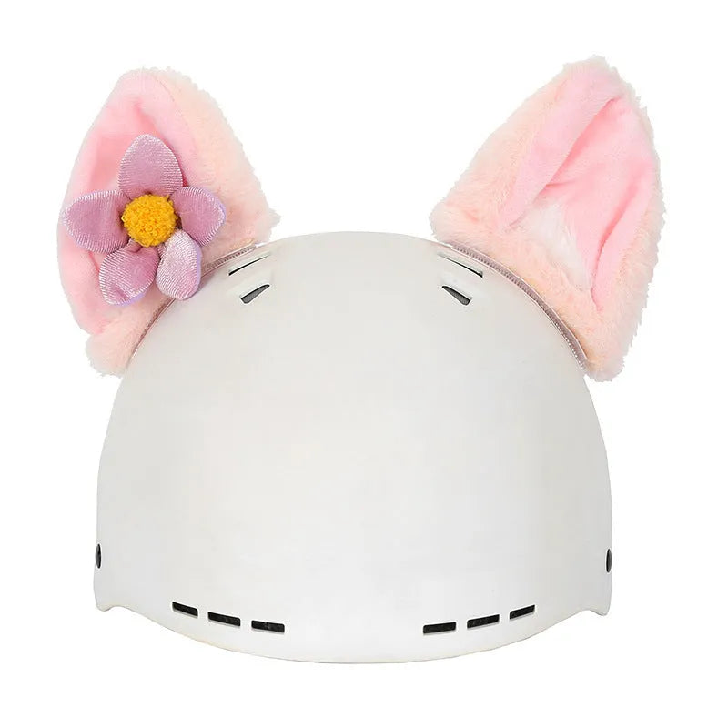 Cartoon character plush helmet cover set M size for costume dressing