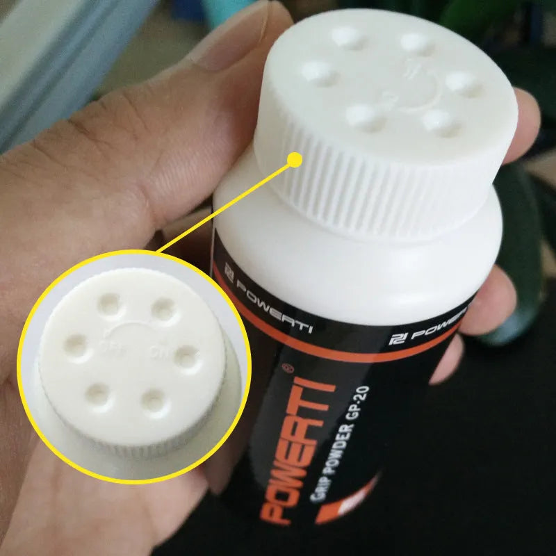 White magnesium carbonate sports anti-slip powder container for badminton tennis weightlifting