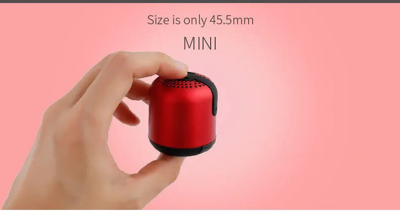 Hieha XQ11 mini portable Bluetooth speaker in cylinder design showing colour options