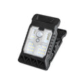 Compact intelligent induction clip lamp with motion sensor and clip base.