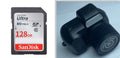Black Y3000 outdoor sports camera with 0.96-inch display screen for HD video recording