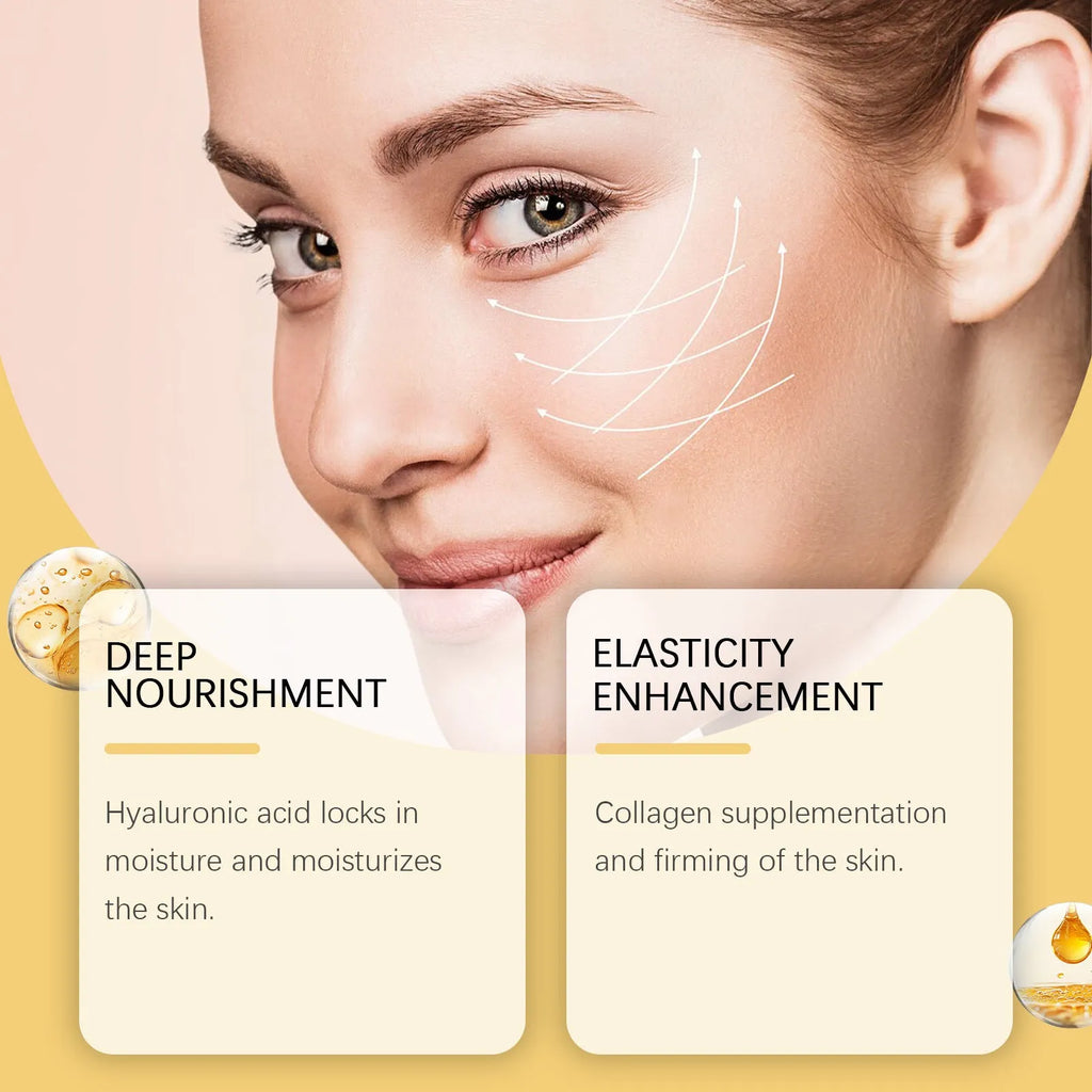 50g container of neck cream with hyaluronic acid, collagen and bee venom formulation