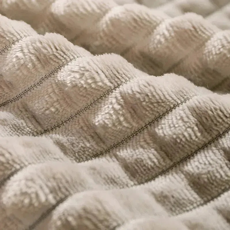 Soft fleece detachable pet blanket cushion bed for dogs and cats in coffee or green colour