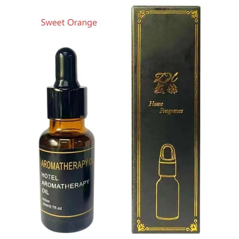 10-bottle aromatherapy essential oil set with 20ml containers in various fragrances
