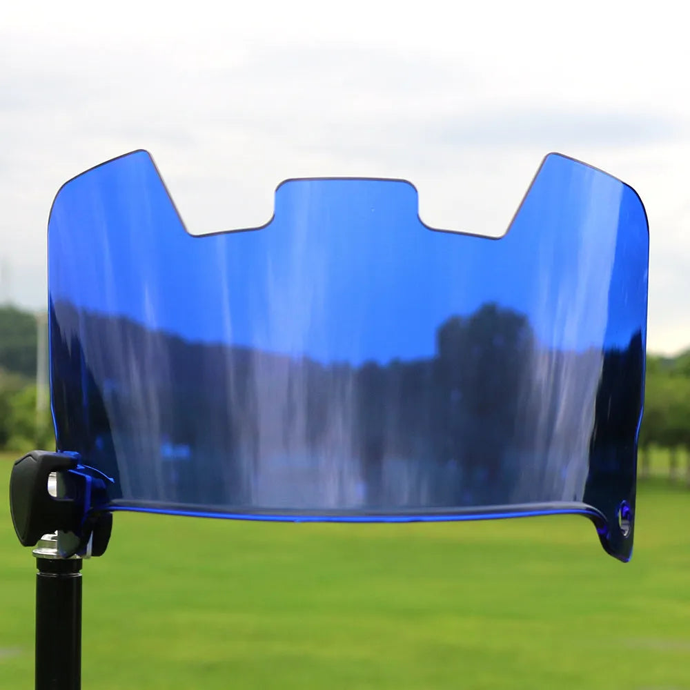 American-style multicolour rugby helmet goggles with a tool-free mounting system