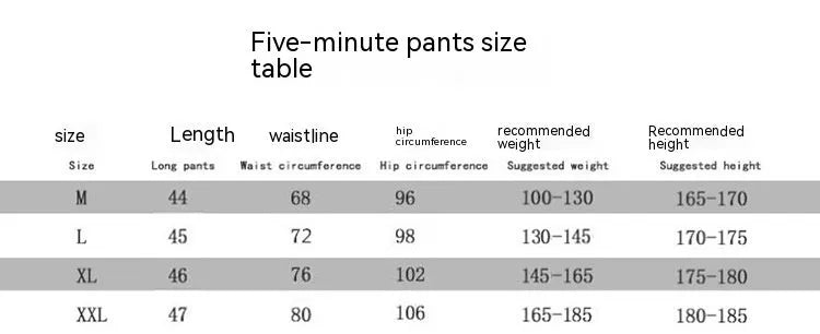 Men's black elastic knee-length training shorts with quick-drying fabric