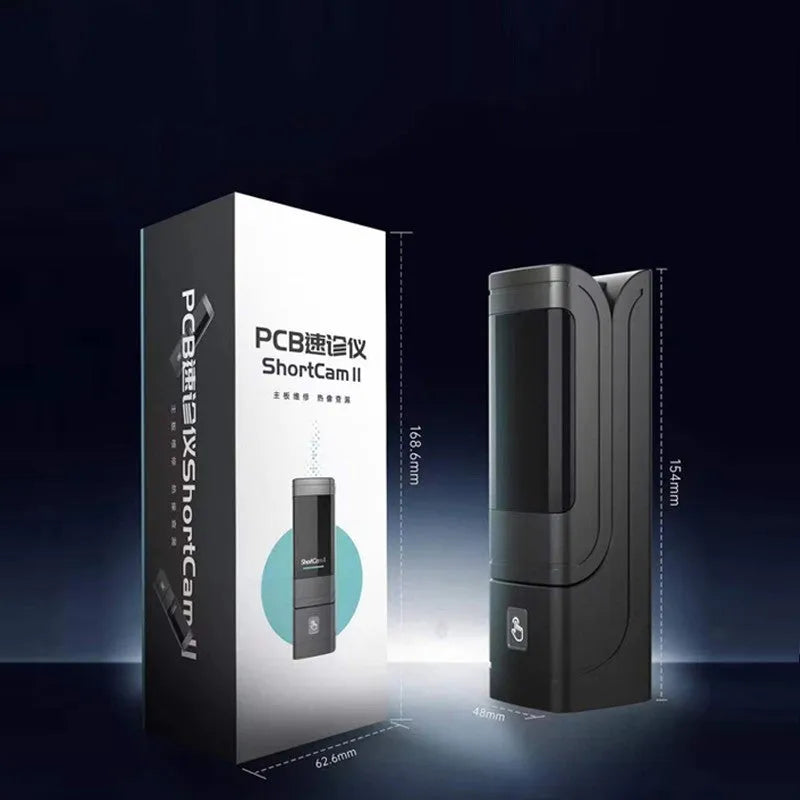 Black Generation 3 mobile phone mainboard diagnostic instrument with USB connector.