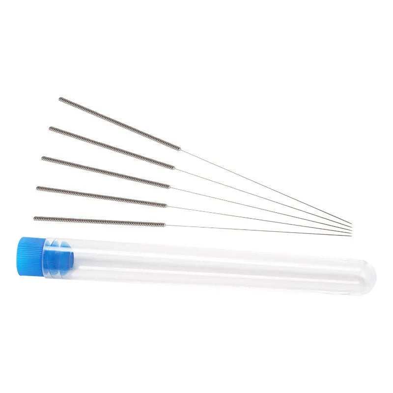 10 metal cleaning needles for 3D printer nozzles with size options from 200 to 400 microns