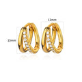 Geometric butterfly earrings with heart and star shapes in copper with diamond treatment