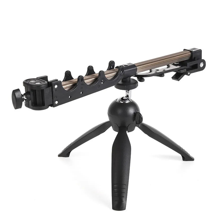 Aluminium ice fishing triangle rod holder bracket supporting small fishing rod