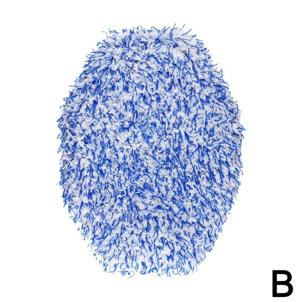 Microfibre replacement cloth cover for car cleaning flat mop brush in multiple colour options