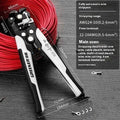 Fully automatic wire stripping pliers tool with box mounting for electrical work