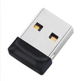 Mini U Disk black USB flash drive with compact design and solid colour finish