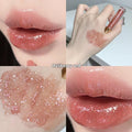 Shanuo Flash Lip Gloss tube showing water-light mirror lacquer in five colour options