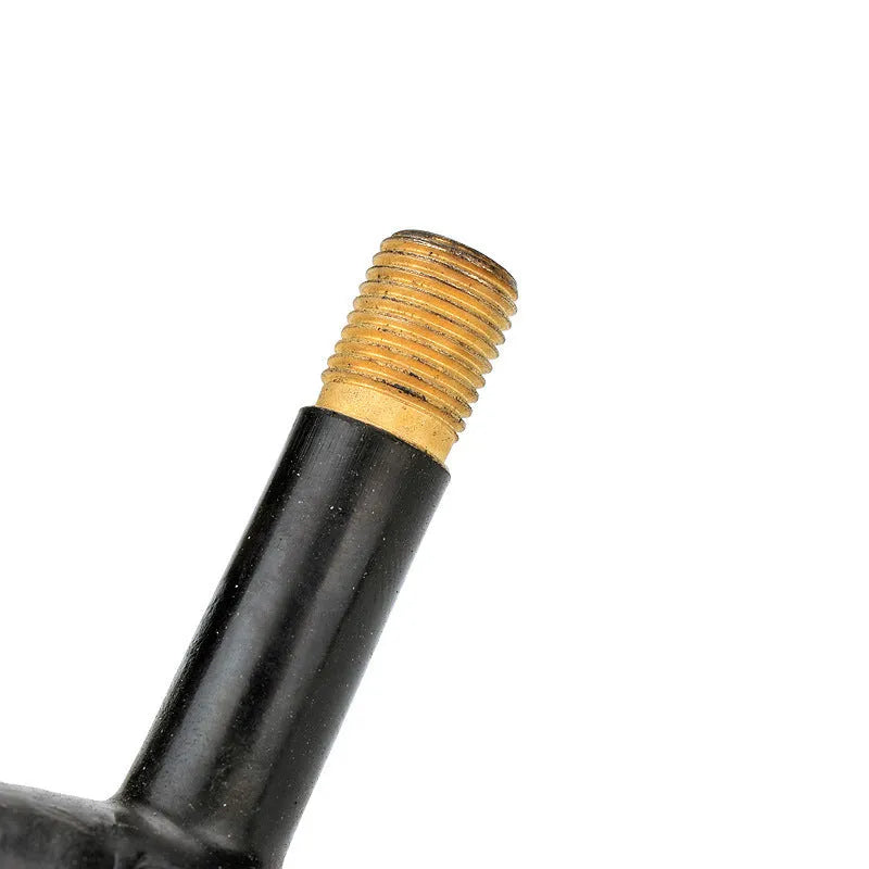 Aluminium mountain bike tyre valve cap in choice of five colours: black, blue, gold, red, silver.