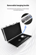 Aviation box guitar effect device with T-EC8 trumpet configuration in flight case