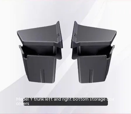 TPE trunk side storage box covers for Tesla Model 3 and Model Y vehicle boot organisation