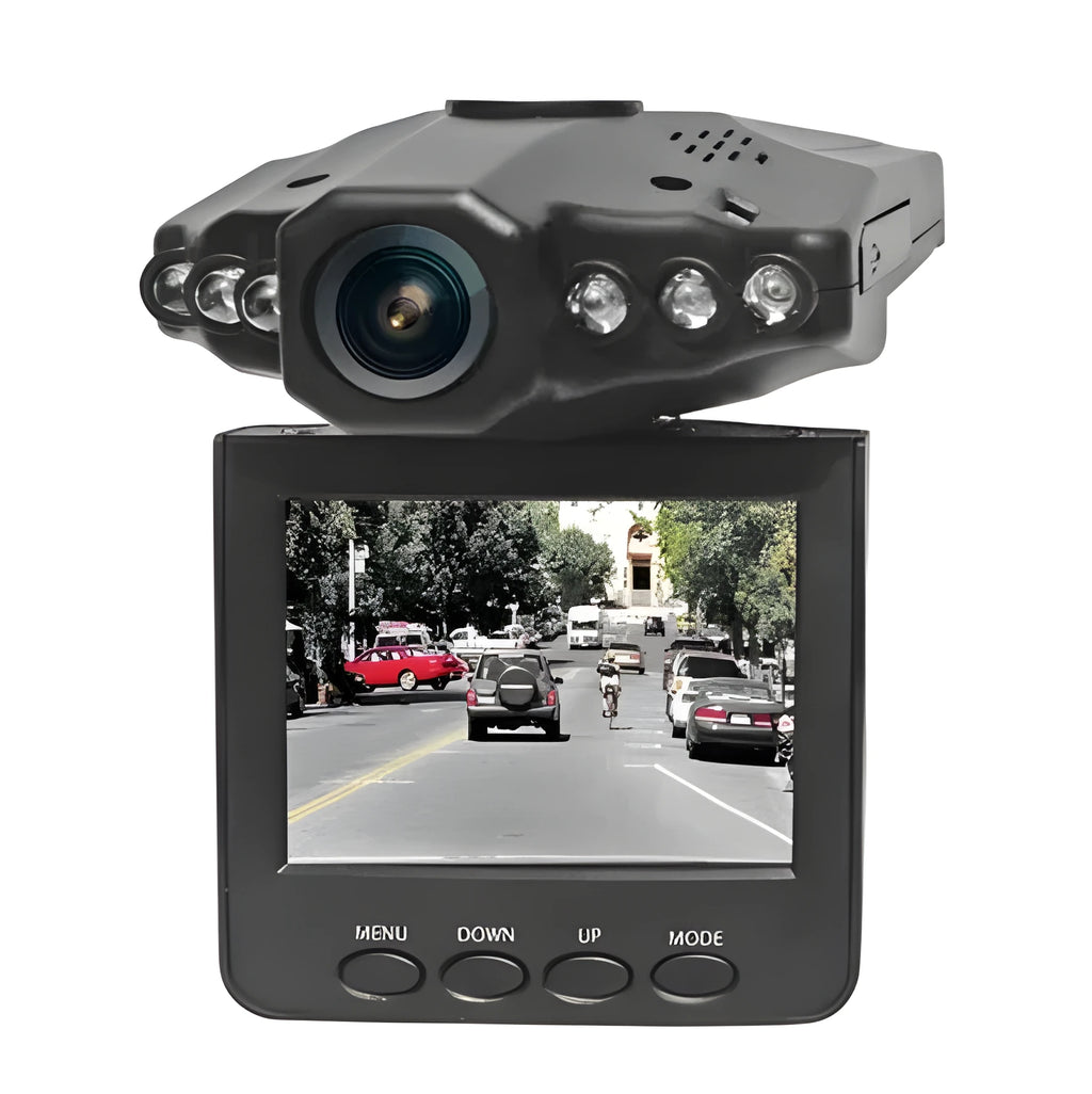 H198 HD car dashboard camera with infrared night vision and 2.4-inch screen