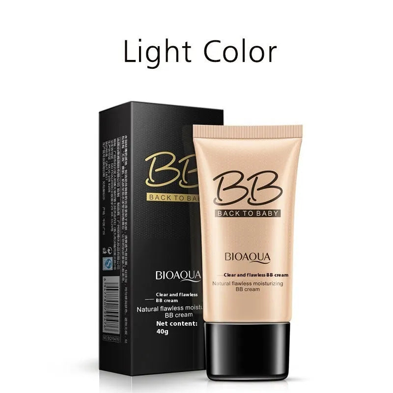 Clear and Flawless BB Cream 40g in Ivory and Natural colour, light breathable concealer foundation