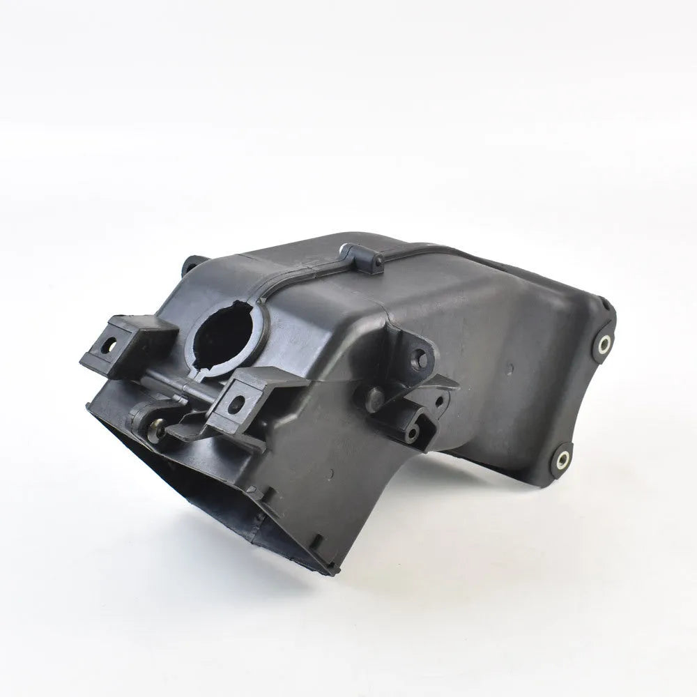 Black Yamaha motorcycle ventilation pipe for air intake, dimensions 280mm by 170mm by 160mm.