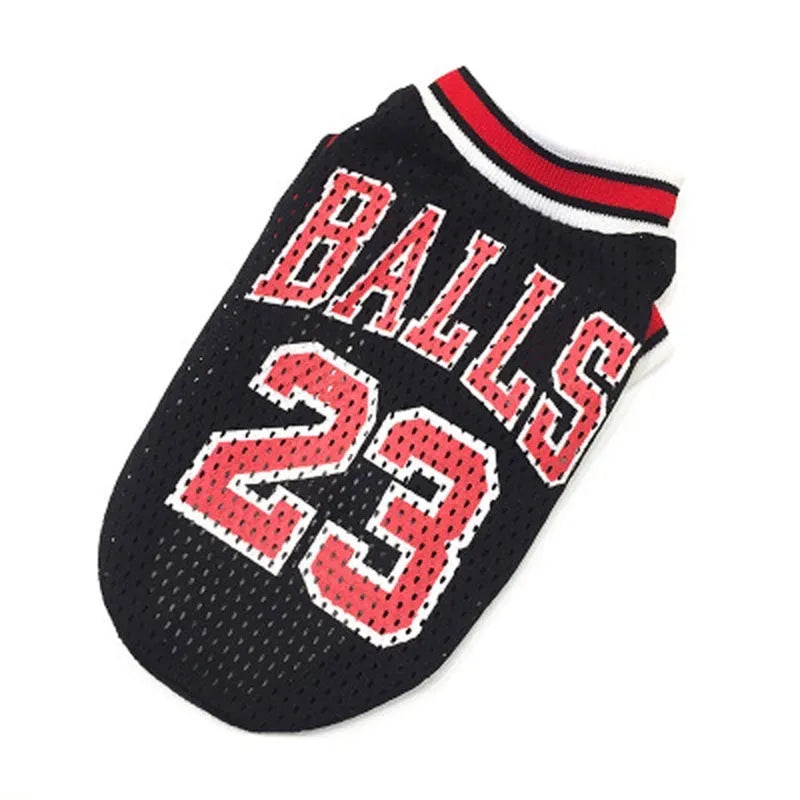 Casual dog sweatshirt vest in black polyester material on small breed