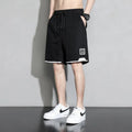 Cotton shorts for boys in black, khaki or white with mid-waist design and extended plus sizes up to 8XL