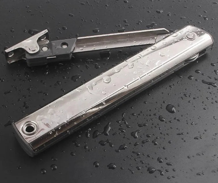 Cold rolled steel adjustable support rod for tatami cabinet with spring jackstay mechanism.